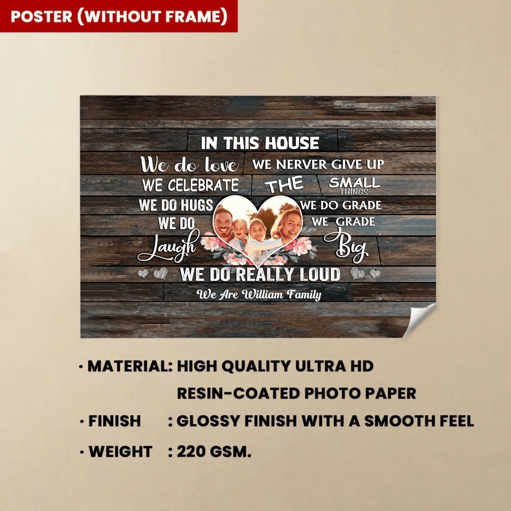 We Are A Family - Personalized Family Canvas - Family Canvas - Family Photo Canvas 736923 - 736934 - DiyGiftly