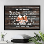 We Are A Family - Personalized Family Canvas - Family Canvas - Family Photo Canvas 736923 - 736934 - DiyGiftly