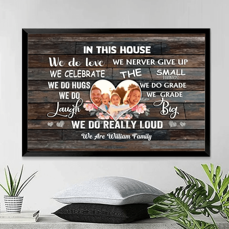 We Are A Family - Personalized Family Canvas - Family Canvas - Family Photo Canvas 736923 - 736934 - DiyGiftly