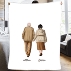 meaningful we got this blanket gift with custom details custom gift idea