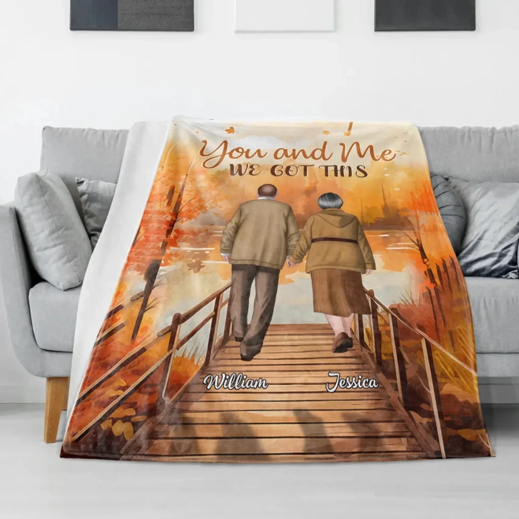 we got this blanket personalized with custom details family keepsake