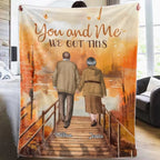 we got this personalized blanket with custom details personalized keepsake