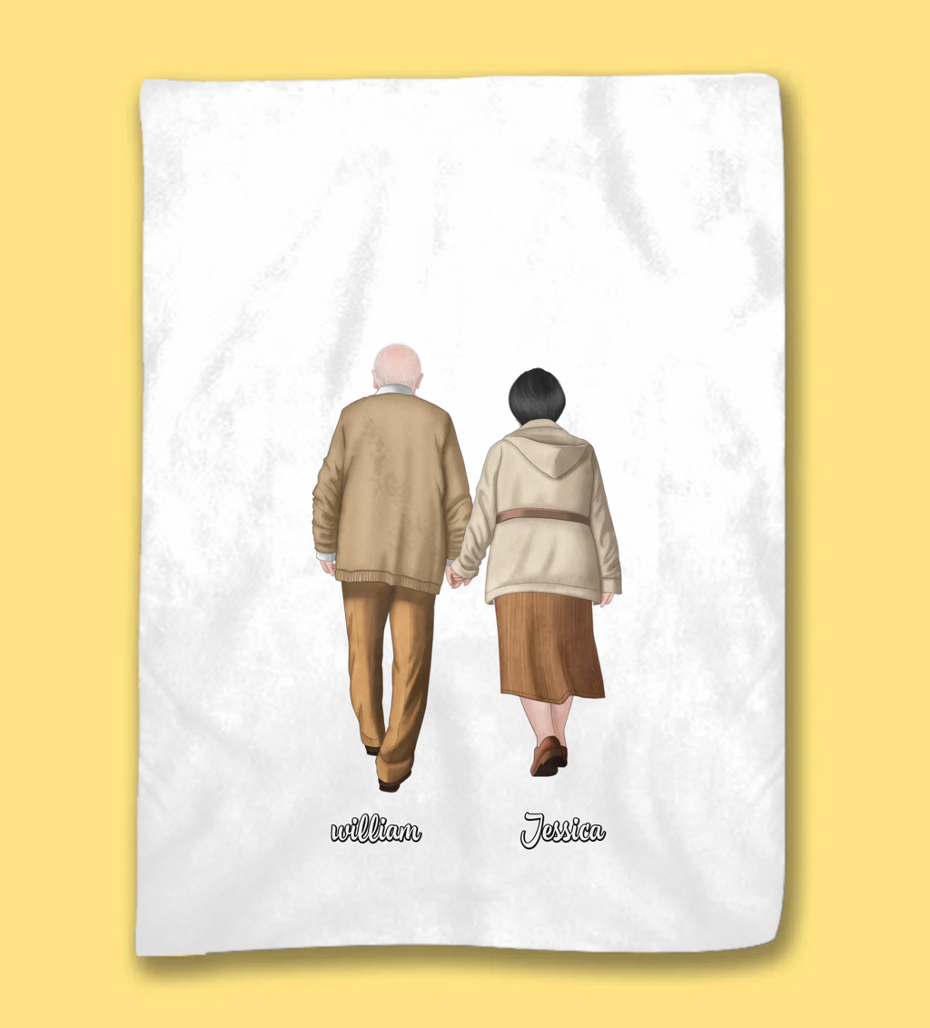 blanket featuring we got this and custom details cherished design