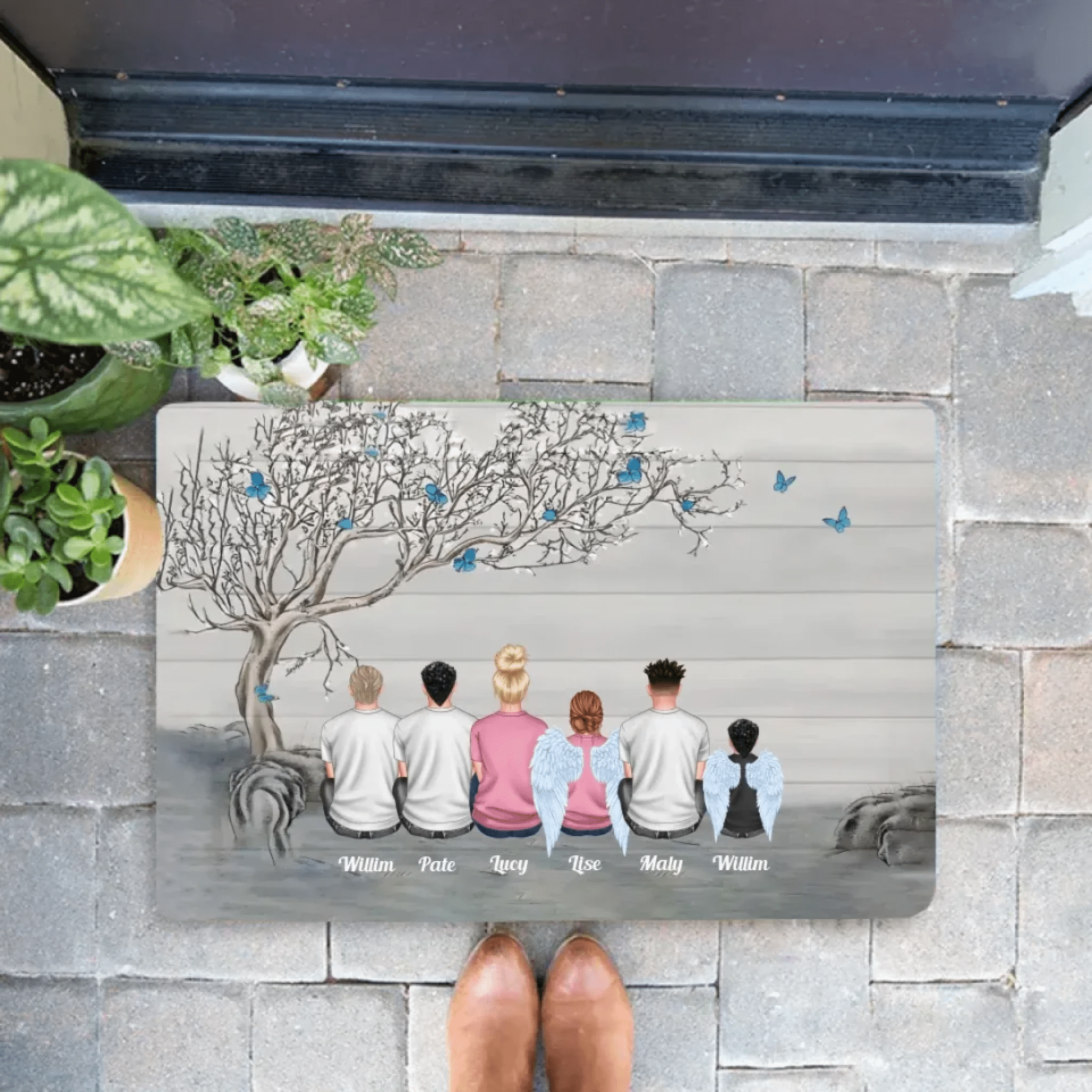 We Miss You - Memorial Gift For Family, Remembrance, Grief Gift, Sympathy Gift Doormat 711097 - D - DiyGiftly