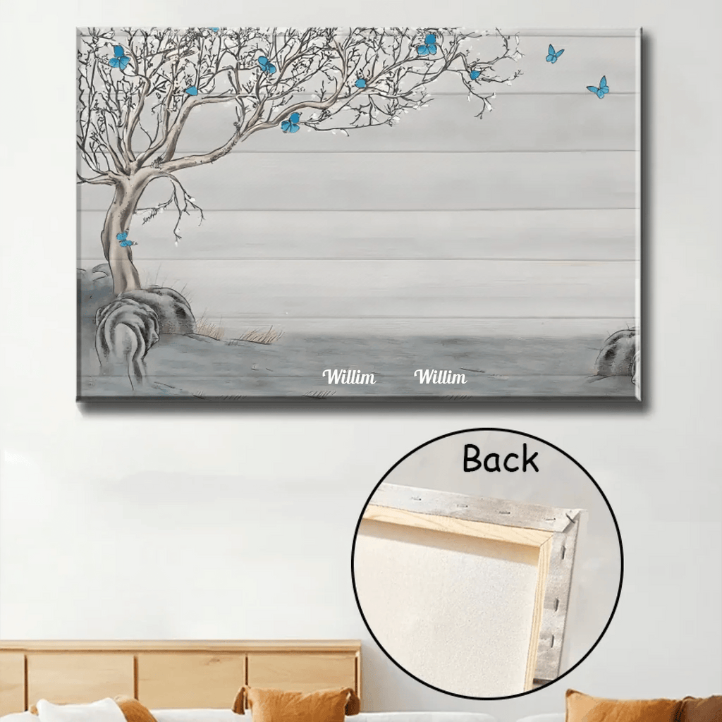 wooden canvas personalized photo home remembrance poster and canvas