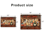 We Only Drink On Days That Start With "T" - Personalized Beer Rectangle Metal Sign 739641 - 740526 - DiyGiftly