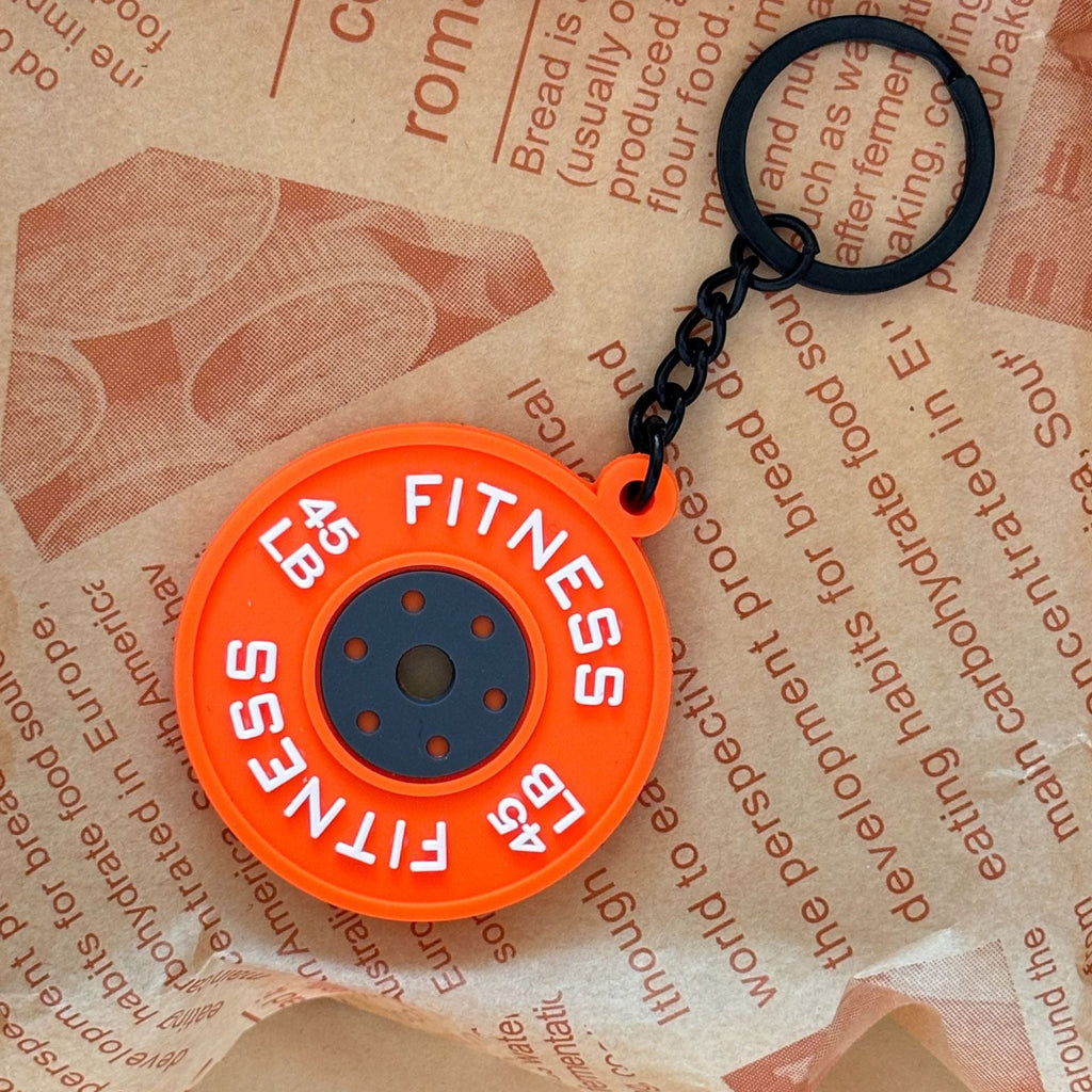 Weightlifting Weight Plates Keychain Accessories Equipment Pendant Metal Mini Backpack Keychain - DiyGiftly