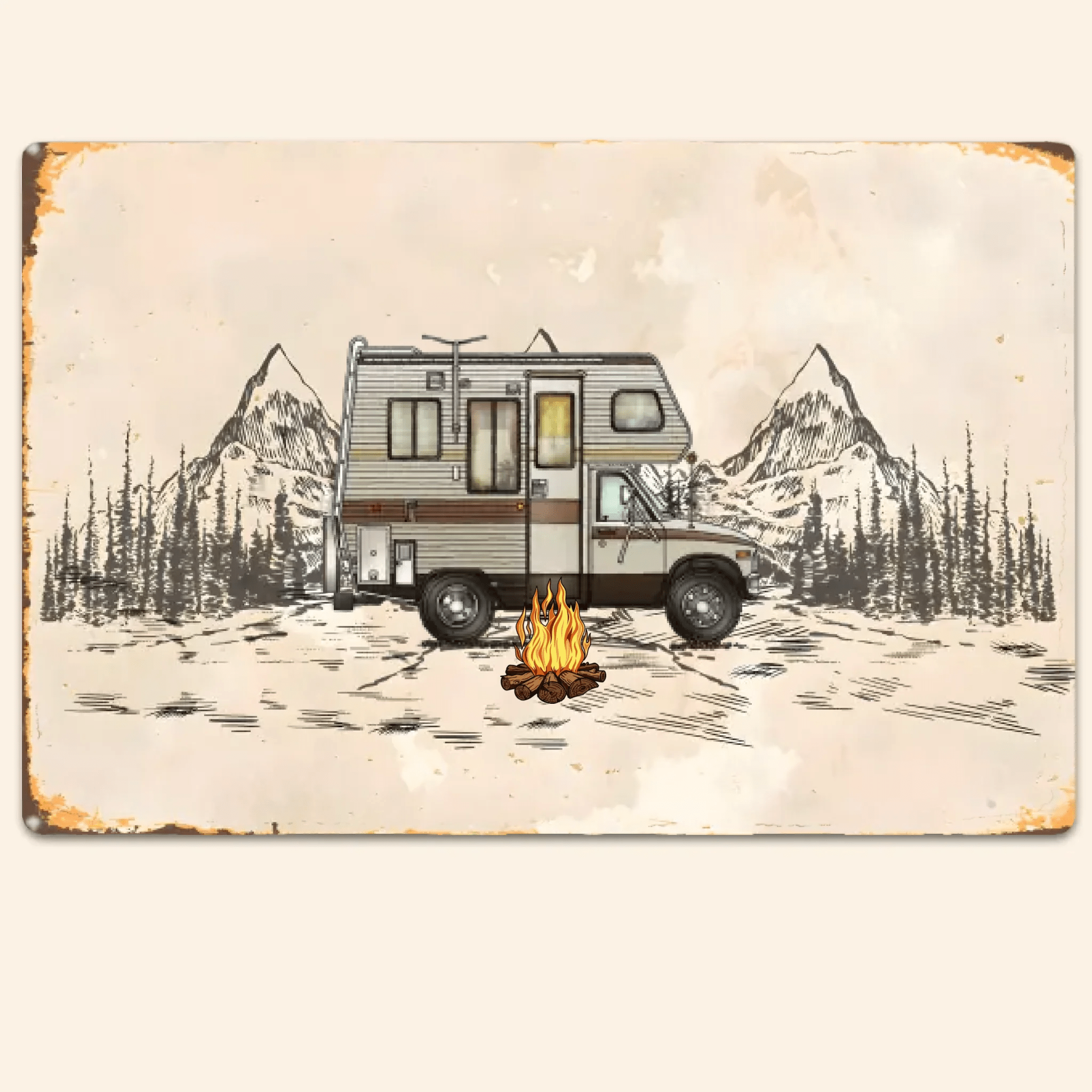 Welcome To Camp Quitcherbitchin - Personalized Metal Sign 716650 - DiyGiftly