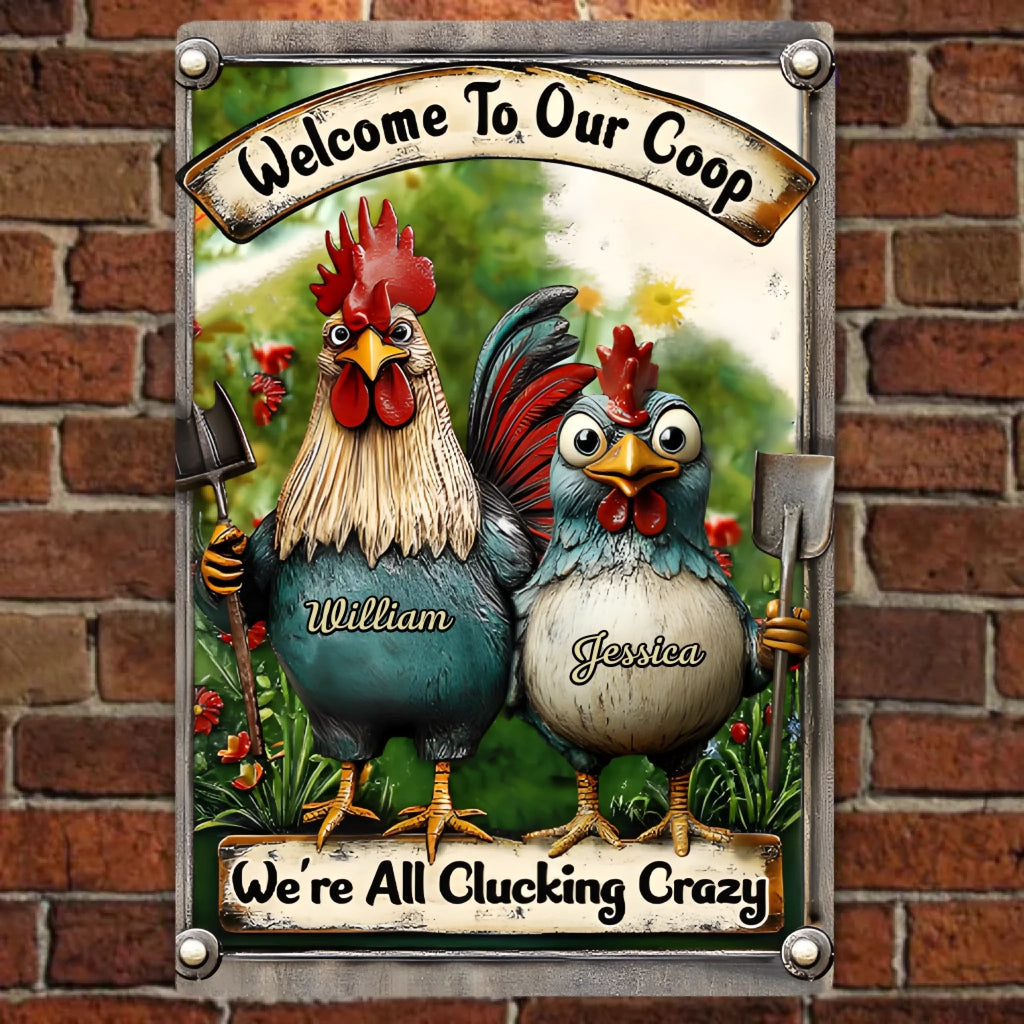 custom name metal sign for wall decor