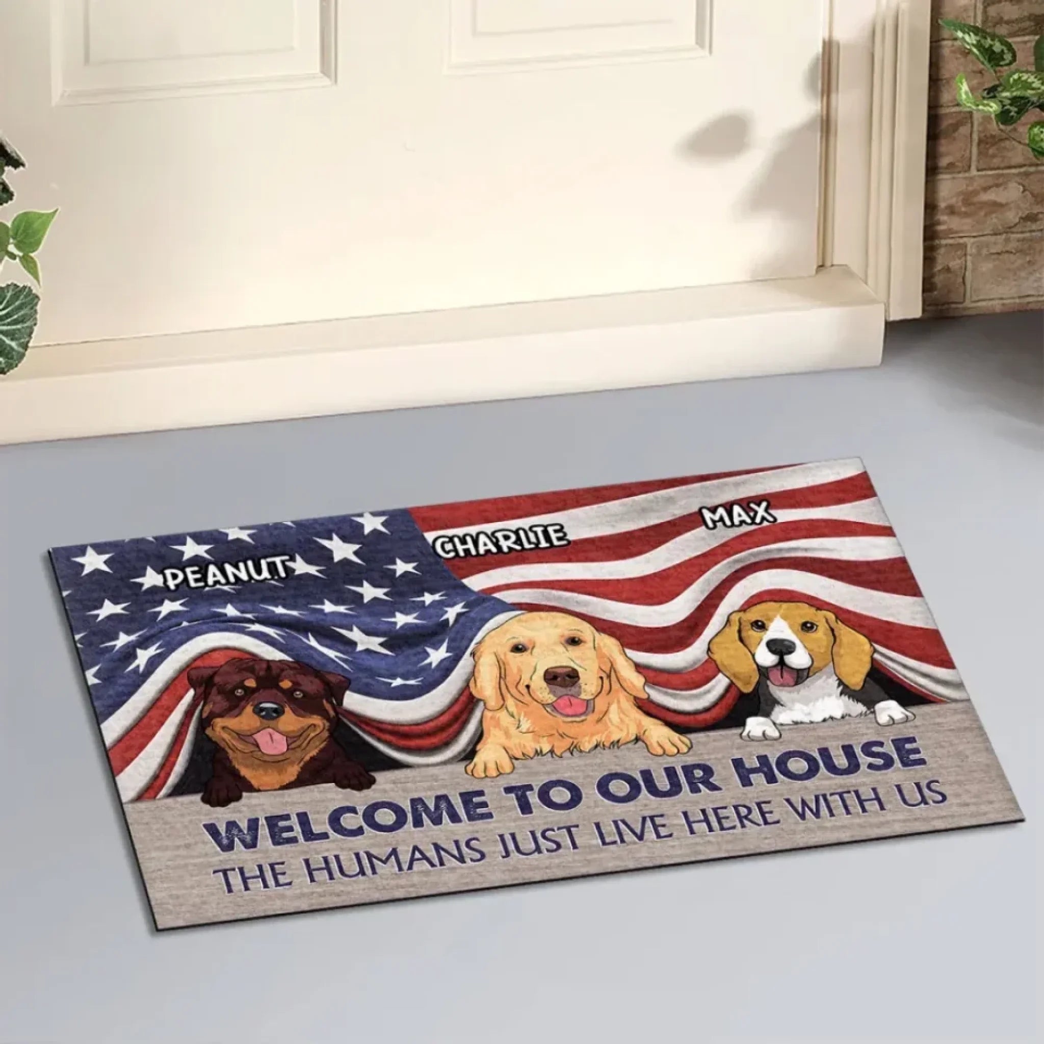 Welcome To Our Home - Personalized Custom Doormat 689105 - DiyGiftly