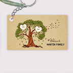 Welcome to Smith Family Tree Version - Customizable Acrylic Keychain for Family 737733 - DiyGiftly