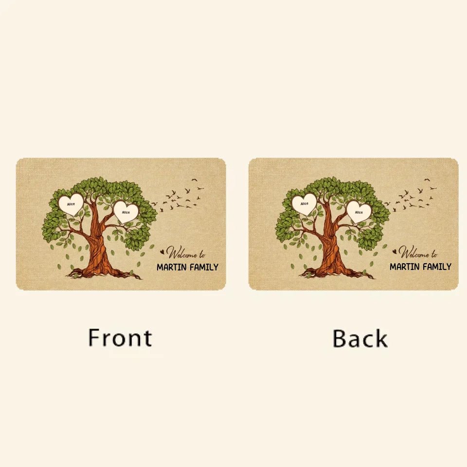 Welcome to Smith Family Tree Version Customizable Wallet Card for Family 726127 - Q - DiyGiftly
