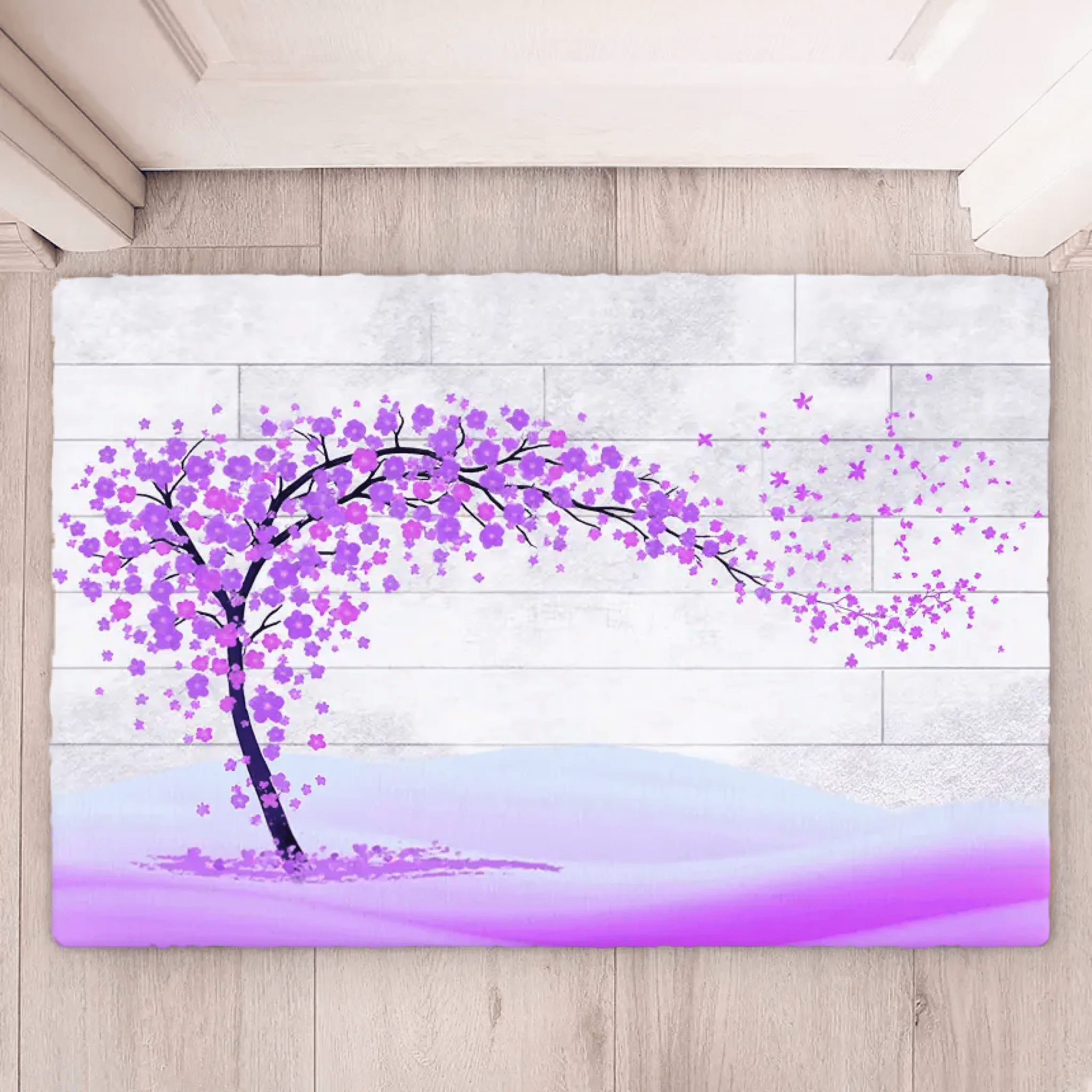 We'll Always Be Connected By Heart - Family Personalized Custom Horizontal Mat - Gift For Siblings, Brothers, Sisters 710110 - D - DiyGiftly