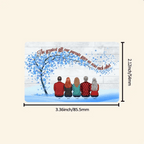 We'll Always Be Connected By Heart - Family Personalized Wallet Card - Gift For Siblings, Brothers, Sisters 710110 - DiyGiftly