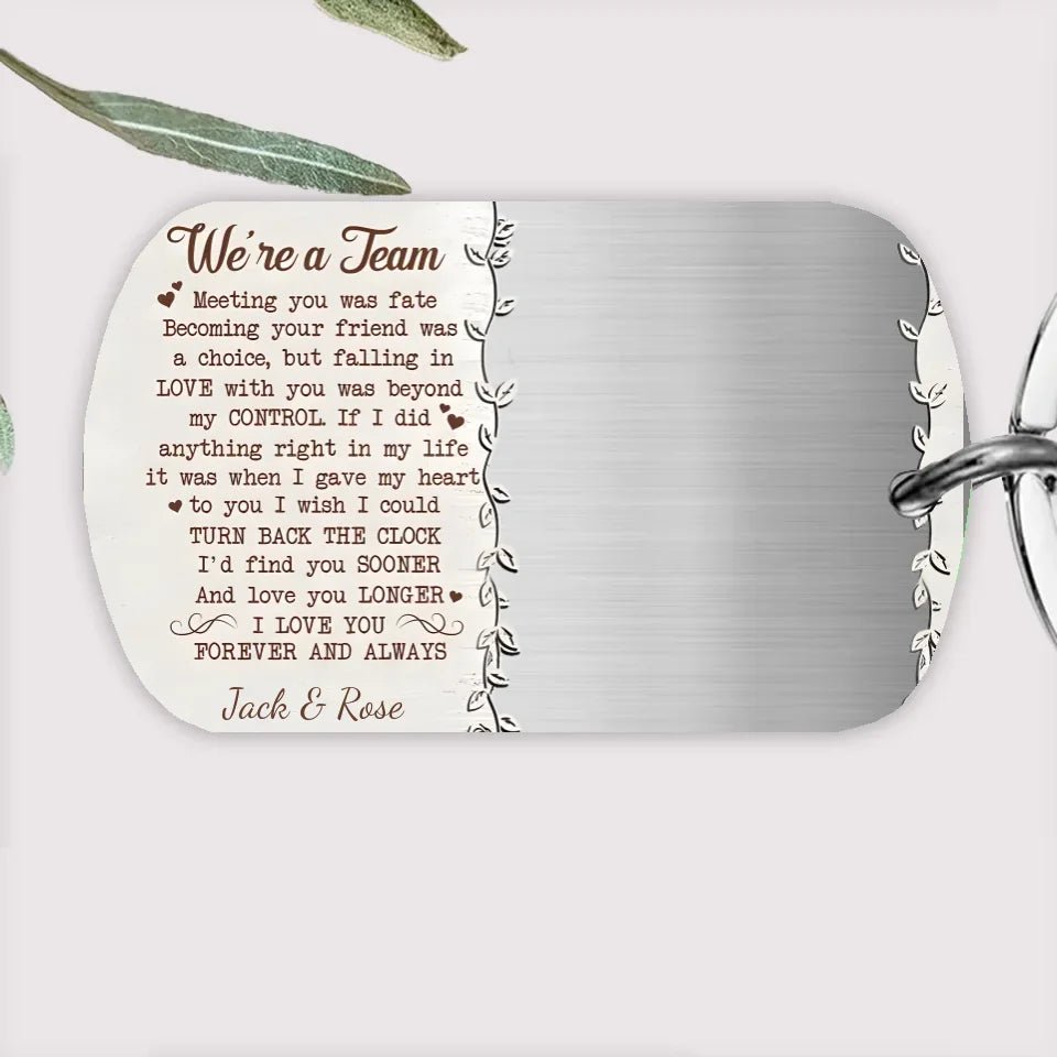 We're a team custom photo canvas poster gift for couple 731592 - 731669Q - DiyGiftly