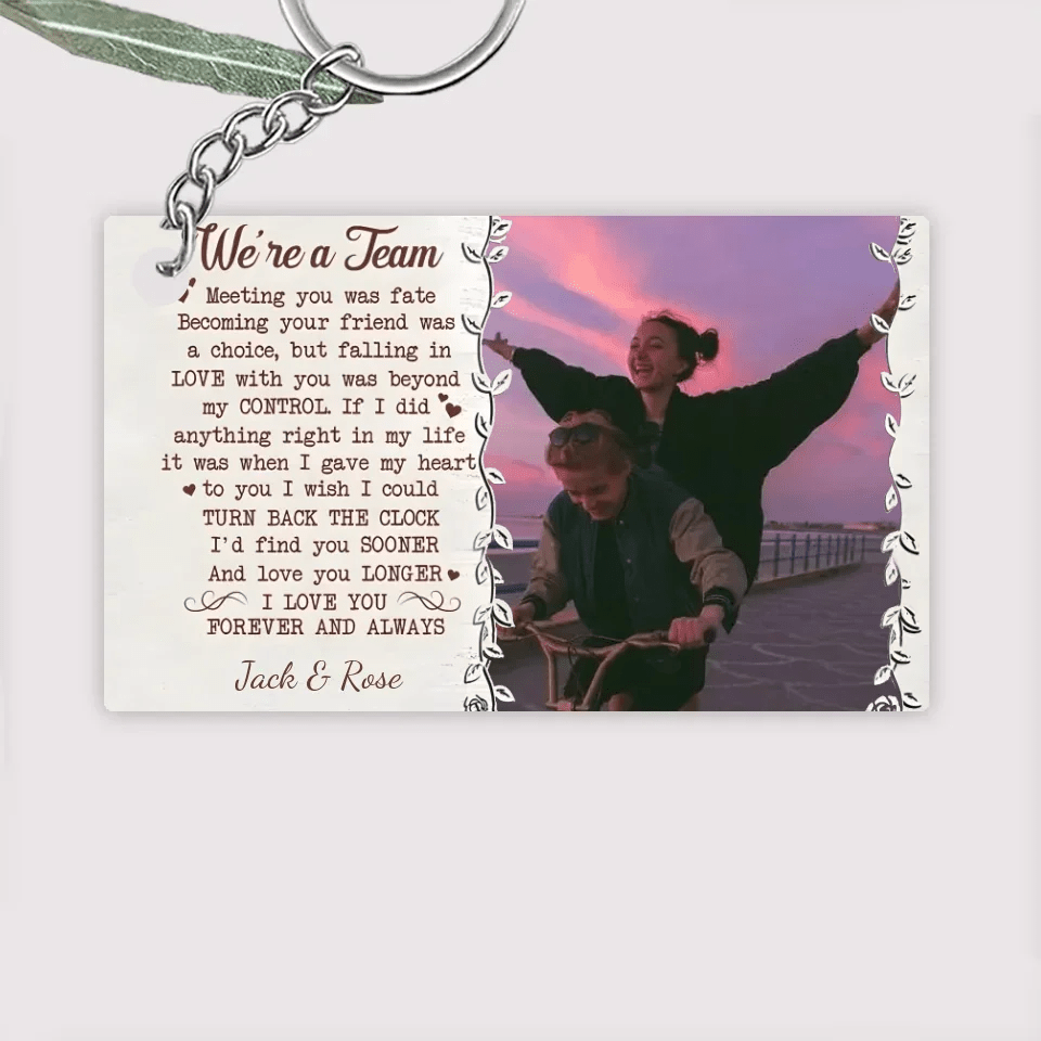 We're a team custom photo canvas poster gift for couple 731592 - 731669Q - DiyGiftly