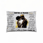 We're A Team I Got Us Black African Couple - Personalized Photo Pillow 712534 - B - DiyGiftly