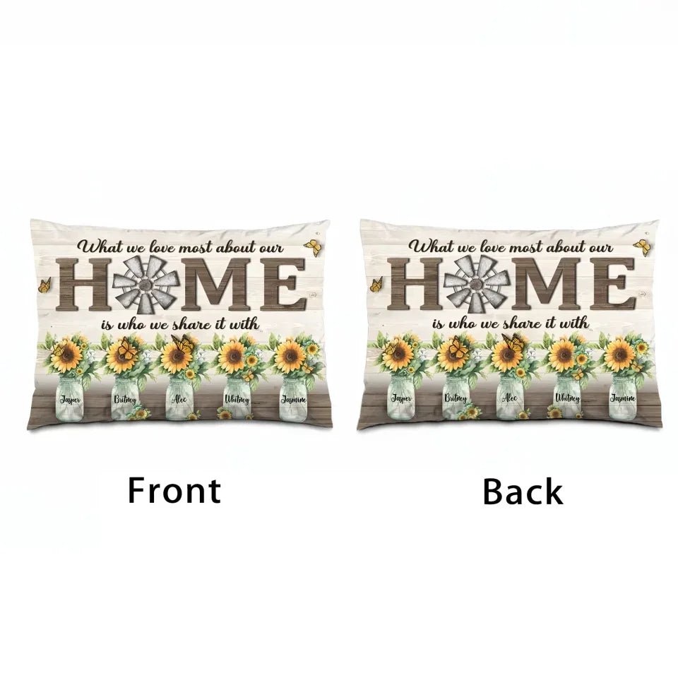 What We Love Most About Our Home - Gift For Couples, Husband Wife 707168 - B - DiyGiftly