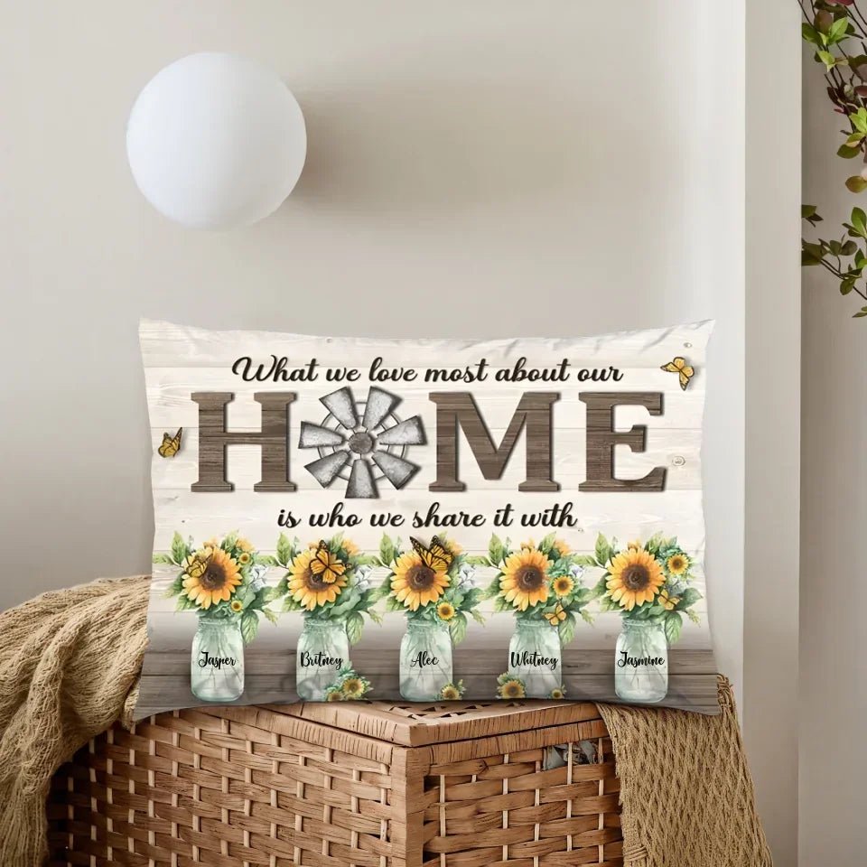 What We Love Most About Our Home - Gift For Couples, Husband Wife 707168 - B - DiyGiftly