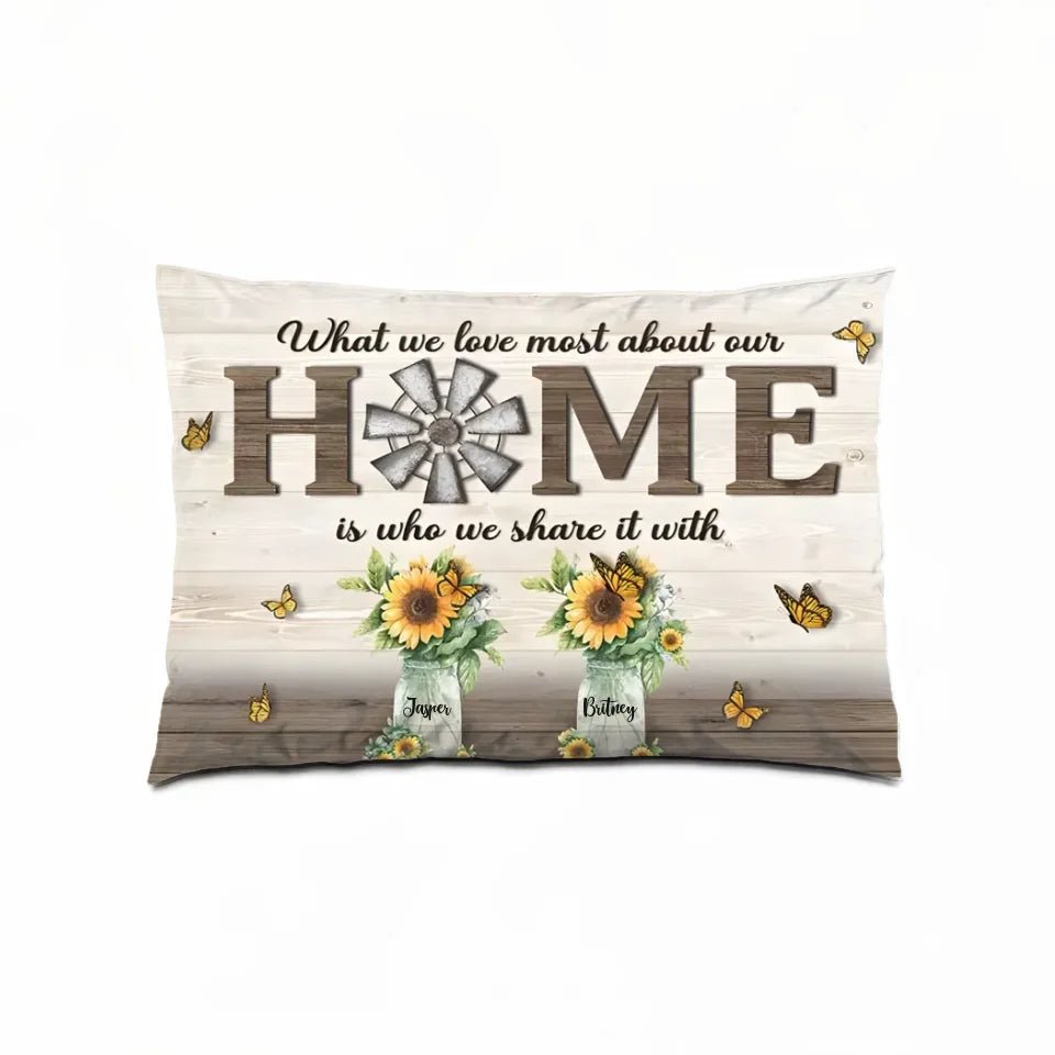 What We Love Most About Our Home - Gift For Couples, Husband Wife 707168 - B - DiyGiftly