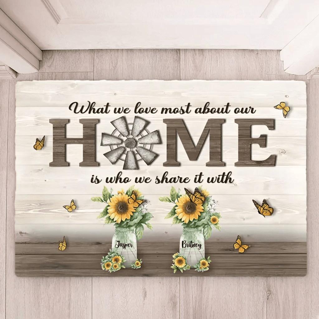 What We Love Most About Our Home - Gift For Couples, Husband Wife 707168 - D - DiyGiftly