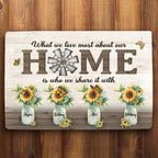 What We Love Most About Our Home - Gift For Couples, Husband Wife 707168 - D - DiyGiftly