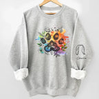When I Needed A Hand, I Found A Paw - Dog & Cat Personalized Custom Unisex Sweatshirt With Design On Sleeve - Gift For Pet Owners, Pet Lovers 686987 - DiyGiftly