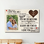 When I teel you I LOVE YOU - Personalized Custom Poster/Canvas Print 760312 - DiyGiftly