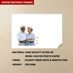 wrapped poster or canvas when we get to the end of our lives personalized photo keepsake