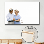 when we get to the end of our lives personalized wrapped poster or canvas anniversary gift