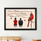 personalized photo cardinal canvas wooden home remembrance poster and canvas