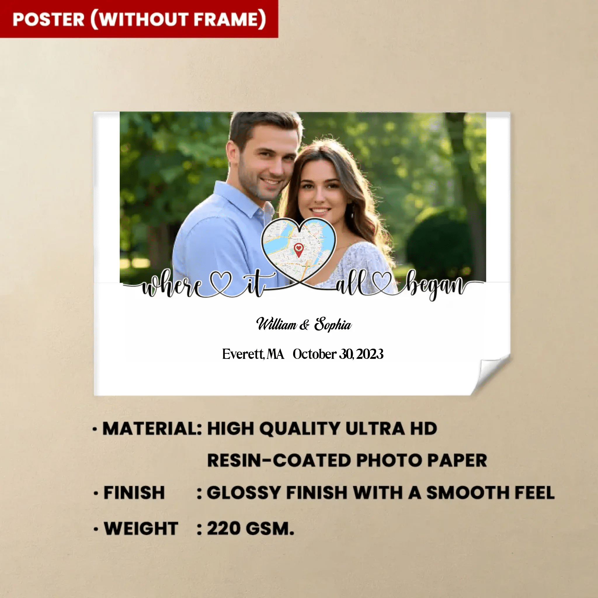 Canvas or Poster Print wall art