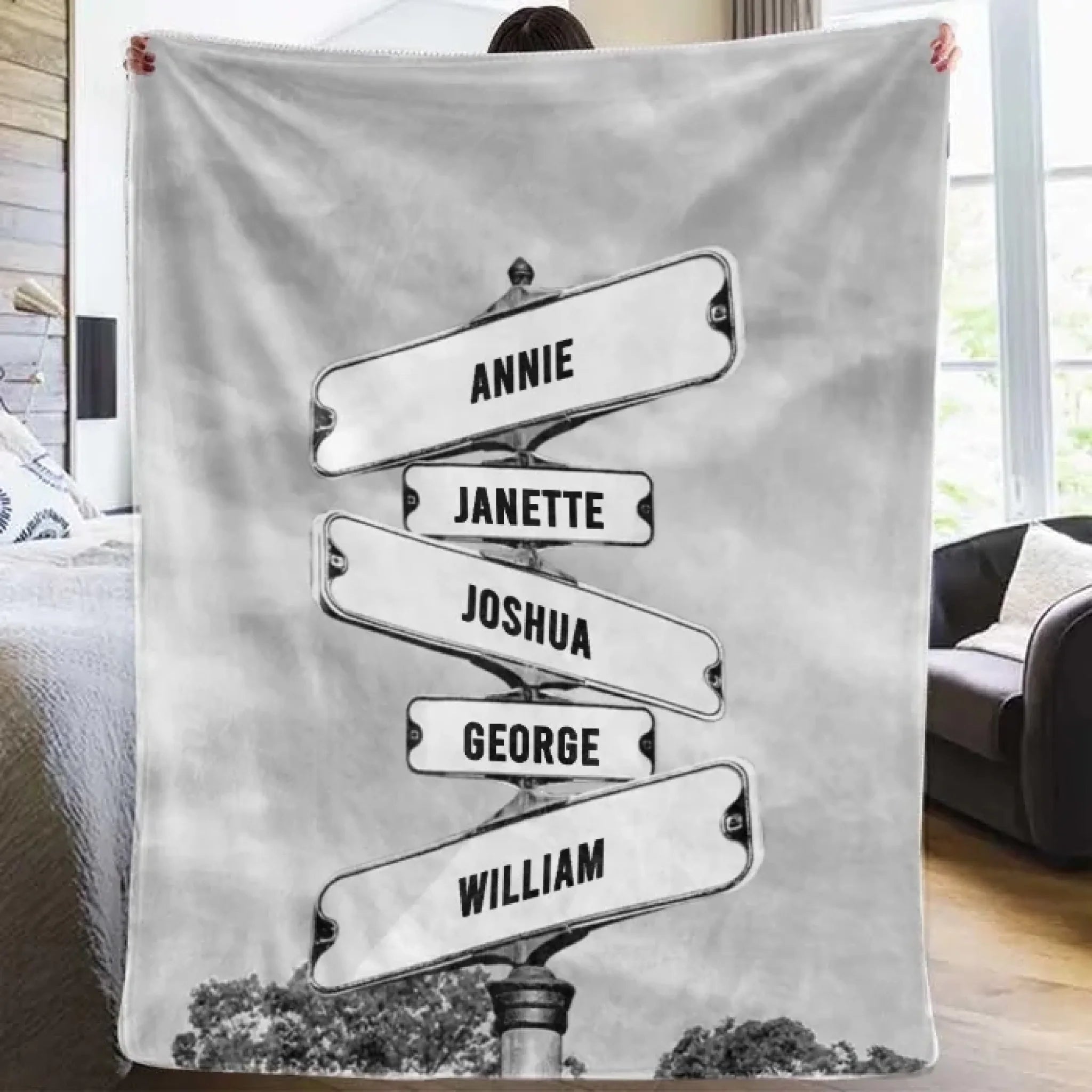 Where Love Never Ends - Family Personalized Custom Blanket - Gift For Family Members 716262 - M - DiyGiftly