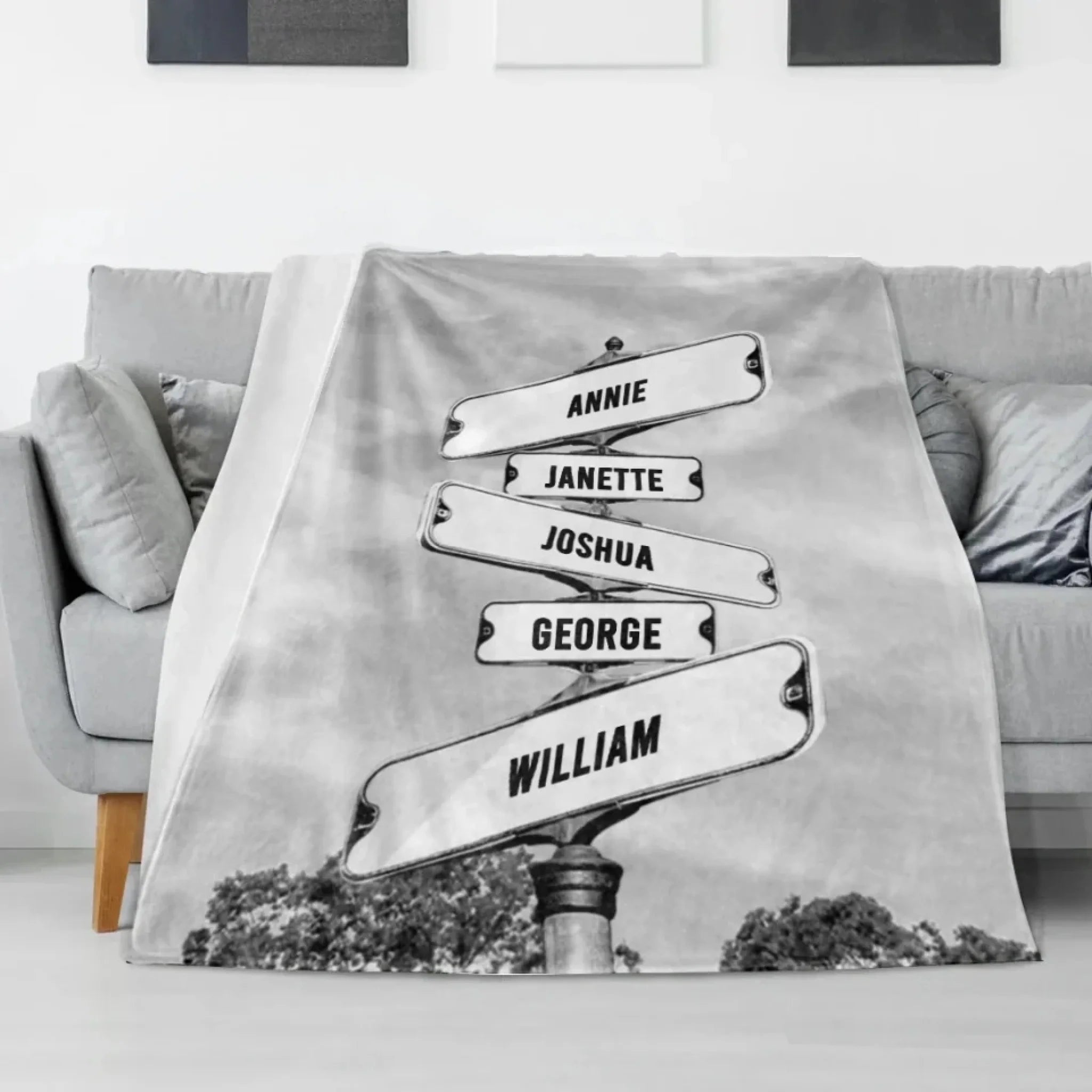 Where Love Never Ends - Family Personalized Custom Blanket - Gift For Family Members 716262 - M - DiyGiftly