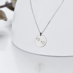 "Wherever You Are, You're Home to Me" – Long Distance Two Home State Map Necklace – Personalized Custom Country Map Couple Necklace – Perfect Relationship & Anniversary Gift 1145845 - DiyGiftly