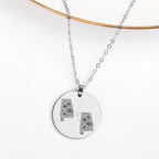 "Wherever You Are, You're Home to Me" – Long Distance Two Home State Map Necklace – Personalized Custom Country Map Couple Necklace – Perfect Relationship & Anniversary Gift 1145845 - DiyGiftly