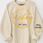 gifts for wife Wifey, The Only One You Need - Couple Personalized Custom Unisex Sweatshirt With Design On Sleeve - Gift For