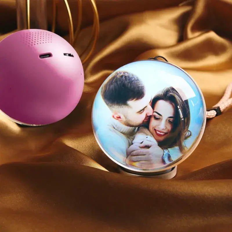 WiFi Version Mobile App Direct Video & Photo Transfer Playable Glass Globe Christmas Gift Birthday Gift (Production time: 10 - 20 days) - DiyGiftly