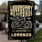 Wild Motorcycle Tour - Personalized Skeleton Knight Metal Sign - Gift For Skeleton Lovers 746588 - 746594 - DiyGiftly