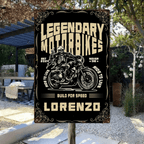 Wild Motorcycle Tour - Personalized Skeleton Knight Metal Sign - Gift For Skeleton Lovers 746588 - 746594 - DiyGiftly