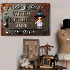 Witch House - Personalized Witch Rectangle Metal Sign 736203 - 736311 - DiyGiftly