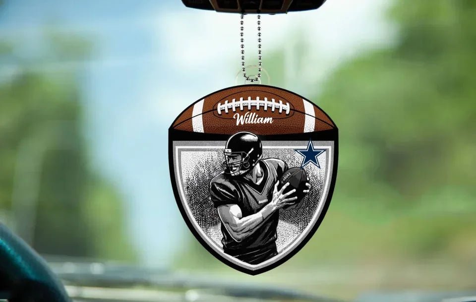With the dream of the sports field in your heart, you will have the power to run. - Personalized and creative acrylic car ornaments 757024 - DiyGiftly