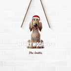 Wooden Custom Sign – Personalized Gift for Dog Moms/Dads – Funny “Merry Woofmas” Edition 1055474 - DiyGiftly
