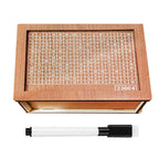 Wooden Money Box Reusable Money Box with Counter Piggy Bank for Adults Kids - DiyGiftly