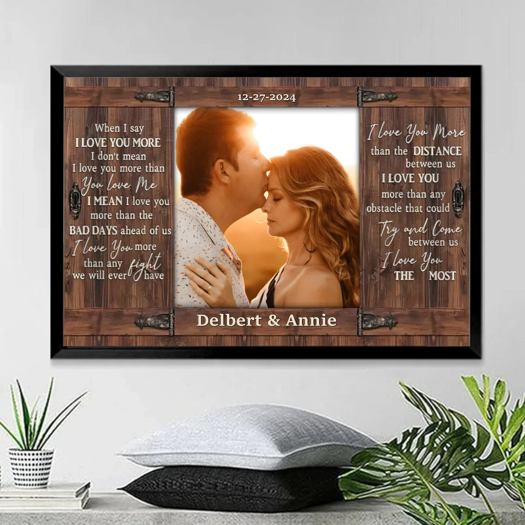 Wooden Window Rustic Canvas Wall Art Anniversary Gift For Him 761169 - DiyGiftly