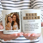 mug custom photo gift for best friend