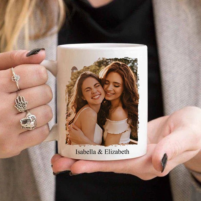 custom photo mug gift for best friend