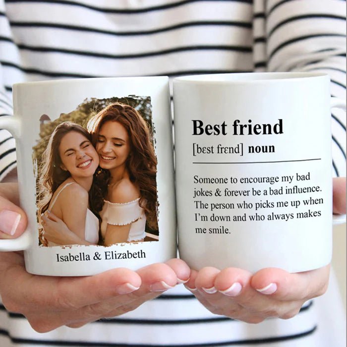 mug custom photo gift for best friend