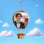 You and l Freeze this moment - Personalized hot air balloon Acrylic Keychain - Gift for wife, husband and couple 737886 - DiyGiftly