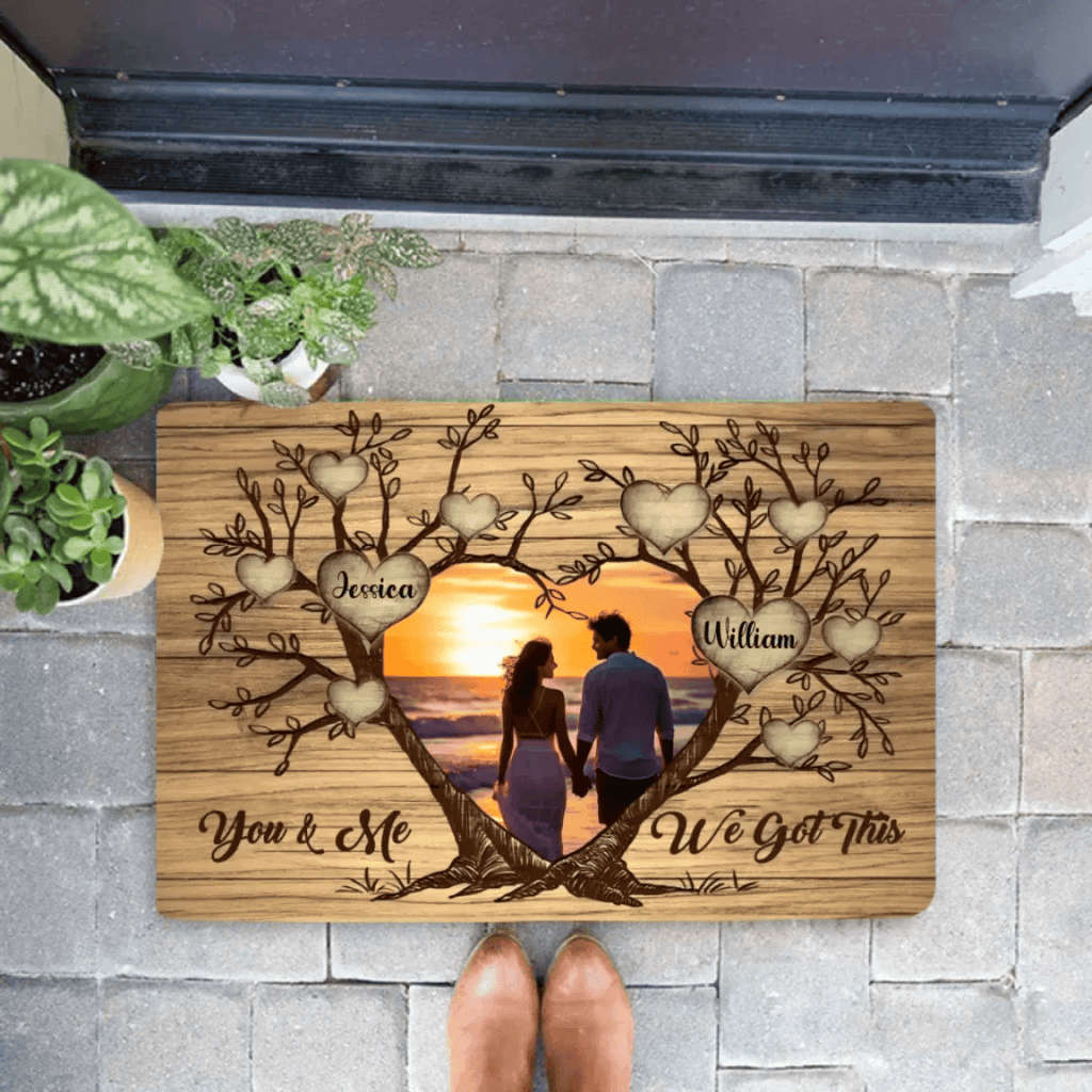 You And Me We Got This - Personalized Family Doormat 741828 - D - DiyGiftly